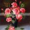 Romantic Design For Pink Rose Diy Diamond Painting Cross Stitch Flower Embroidery Resin Round Diamond Crafts Wall Sticker Red