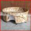 Round marble pattern low price colored countertop basin luxury bathroom design BO-17