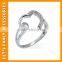 Women's Graceful Charm Natural 925 Sterling Silver Adjustable Size Ring PGRG0112