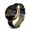 Premium newest round shape 1.22' TFT capacitive touch screen smart bluetooth watch with heart rate monitor and pedometer
