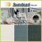 Custom made sun screen heavy Duty 38mm industrial roller blinds sunscreen roller blind fabrics