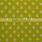 fabric elie saab white dot on light yellow poly milk fiber fabric Spandex Fabric 4way strentch