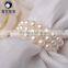 10-11mm high luster round shape white statement necklace of natural fresh water pearl