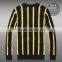 2016 :Latest design soccer sports V neck style cotton cardigan
