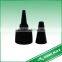 Classic Black Plastic Cap for Lotion and Liquid