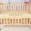 super quality baby bed,adjustable,moveable,folding wood & bamboo baby crib