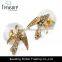 Fashion jewelry fashion gold plated earring animal latest gold earrings unique gold hanging earring