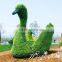Large outdoor artificial topiary grass statue simulation grass animal
