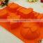 6 Caviity Santa and Stocks Shape Silicone Cake Mould Muffin Cup Soap Mould Chocolate Mould Baking Tray