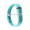 16 solid color available TPU+TPE material wristband for fitbit flex bracelet with factory price