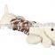 Pet Dog Cat Puppy Kitten Plush Toy for Play with Rope & Sound