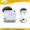 Square Anti-theft retractable recoiler for for securing and organizing products on a shop display