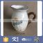 New arrival pretty ceramic milk pitcher with rooster decals for sale