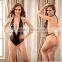 Temptlife Brand TL1124 Sexy High Waist Suspender Bodystocking sexy lingerie factory supply bodystocking
