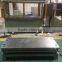 hydraulic press with heating plate and mould for punching wood holes