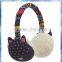 Featuring adorable cat faces fake fur earmuff,funny ear muff,ansi earmuff