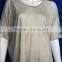 Lace pattern comfortable summer plain round neck t-shirt