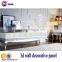 Eco-friendly 3d effect wood decorative wall panel for interior wall and ceiling decoration fireproof rubber wall panel