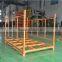 foldable and stackable steel storage pallet rack for sale