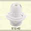 E12 ul approve edison screw Plastic Lamp holder