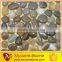 Anatolia Amber12''x12'' natural stone pebble mesh-mounted mosaic tile