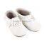 Wholesale Handmade Genuine Leather Soft Sole Baby Shoes Moccasins