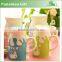 china supplier lovely cartoon ceramic milk cup for lids with lid & spoon