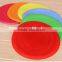 High quality silicone foldable pet dog frisbee , colourful pet training fetch toy