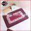 3pcs colorful Printed embossed foam bathmat doormat machine washable carpet rug