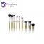 New hot-sale bamboo hand cosmetic brush set makeup tools