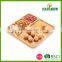 Best selling bamboo food storage tray 3 compartment food tray