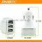 High quality 5.1A 3 port usb cell phone car charger dc 12v-24v input car charger for iphone car charger