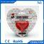 Lovers gifts heart shaped 2 way 3.5mm headphone music splitter