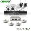 H.264 720P 2p2 ip camera kit 4 channel home security CCTV camera NVR system PST-IPK04B