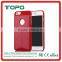 Hot selling Luxury design leather+PC with Foldable holder Stand cell phone back cover plastic case for iPhone 6 6s plus
