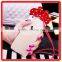 Luxury Diamond mobile phone case Minnie Ears Rhinestone butterfly pattern Clear tpu Cover for iphone 6 6s plus