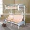 Full two levels metal bunk bed for hostel iron bed