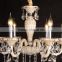 ChromeChrome plated maria theresa chandelier lighting, crystal wedding table centerpieces