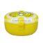 Double layer lunch box with handle