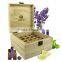 new design wood material hot sale essential oil box for 20 bottles