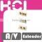 Bezel with Gold Plated RCA RGB Style Audio and Video Adapter