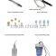 NL-DRS600 2016 Beauty Equipment Titanium Micro Needle Derm Titanium Needles for Skin Rejuvenation