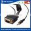 New product high quality 15pin monitor video cable male to male 3.5mm vga stereo jack audio cable support SVGA/XGA/UXGA/1080p