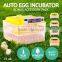 48 Eggs Full Automatic Mini Incubator Turner Hatcher Chicken Free Candler Gift
