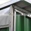 2015 eco friendly shed low price green aluminium garden shed for storage