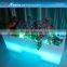 CE ROHS Plastic christmas flower pot/ led decorative planter