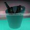 colourful waterproof led lighting up ice bucket for party