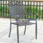 Outdoor furniture cast aluminum garden furniture dining table and chair