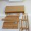 kitchen bamboo rack rack set for spices, bamboo rack set