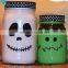 Halloween party favor frosted glass candle jars Painted Mason Jars
